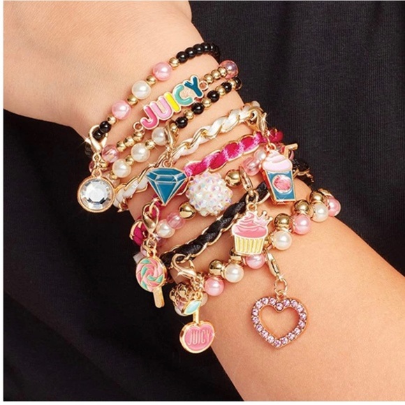Juicy Couture Pink and Precious Bracelets DIY Charm Bracelet‎ Making Kit new - Picture 2 of 8